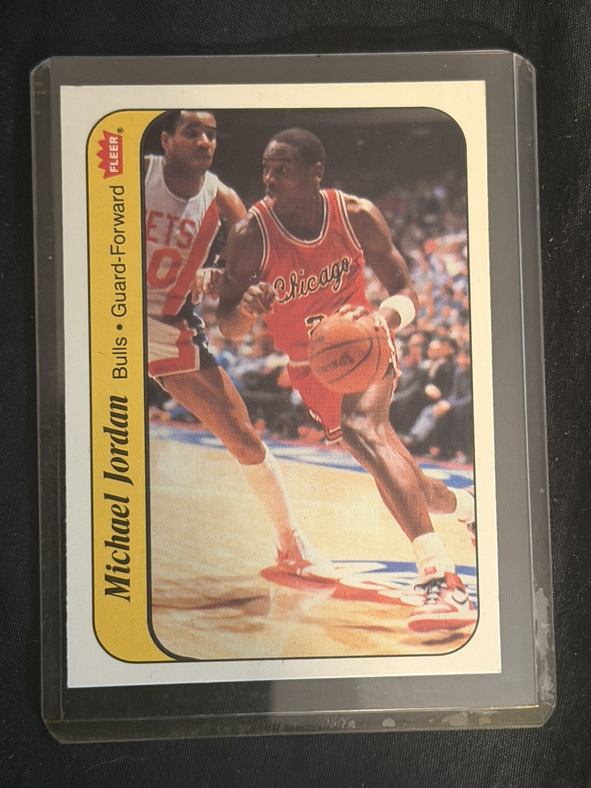 1986-87 Fleer - Stickers Michael Jordan #8 (RC)
