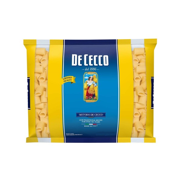 De Cecco Mezzi Rigatoni Pasta Hartweizengrieß 3Kg-image