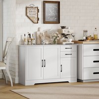 Homcom Sideboard Mit Soft-Close-TüRen, Aufbewahrungsschrank, Weiß