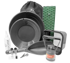 Sluice Fox All-in-One Gold Panning Kit with Portable Sluice – Featuring Mi
