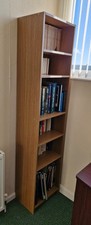 Bookcase Oak Effect 180 x 42 x 29.5cm