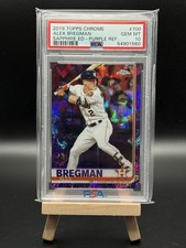 2019 Topps Chrome Sapphire Edition Alex Bregman #700 Purple /10 PSA 10 POP 1!!