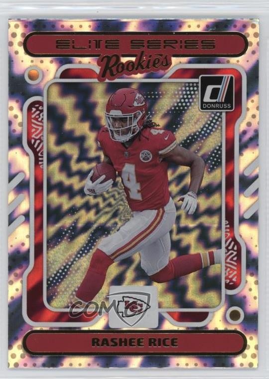 2023 Panini Donruss The Elite Series Rookies Rashee Rice #17 RC 1n3q