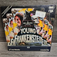Young Frankenstein" Laserdisc Videodisc, Extended Play B+W, Mel Brooks 1983, VG