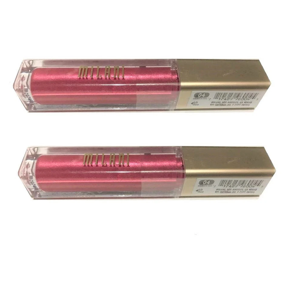 Pack of 2 Milani Amore Matte Metallic Lip Creme, Cinemattic Kiss (04) - Image 4 of 4