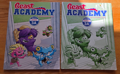Beast Academy Math Guide & Practice 3A Set