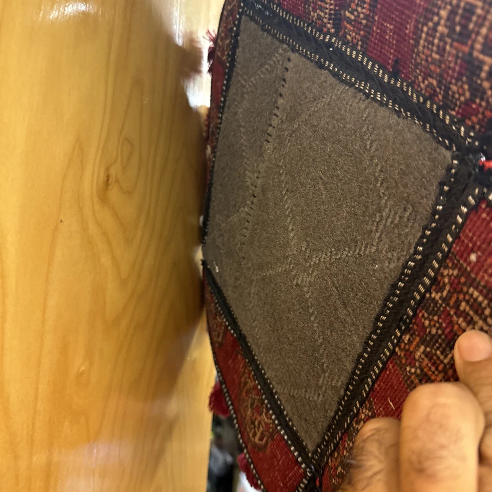 Espelho tribal afegão vintage pendurado na parede – Feito à mão - Imagem 4 de 4