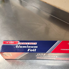 Foodservice Foil Heavy Duty Aluminum Foil Wrap Roll 18" x 500'