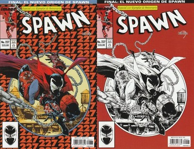 Image Mexico SPAWN #227 Todd McFarlane COLOR & SKETCH Variant