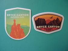 Bryce Canyon National Park, Utah - Vinyl Sticker Decals - Set of (2)  Free Ship