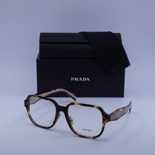 Prada PRB07VD 07R1O1 Havana Caramel 56mm Eyeglasses New Authentic