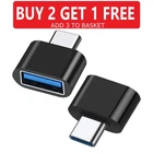 USB to USB C Adapter Type C 3.1 Male OTG A Female Data Converter