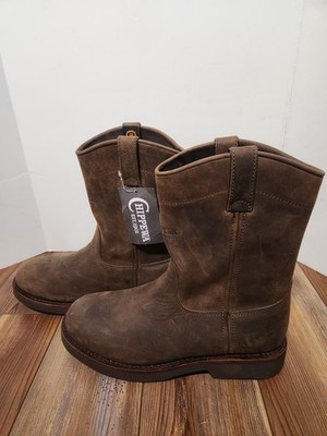 NEW Chippewa Classic 2.0 10 Inch Pull On Soft Toe Work Boot Brown NC2075 Sz 11.5