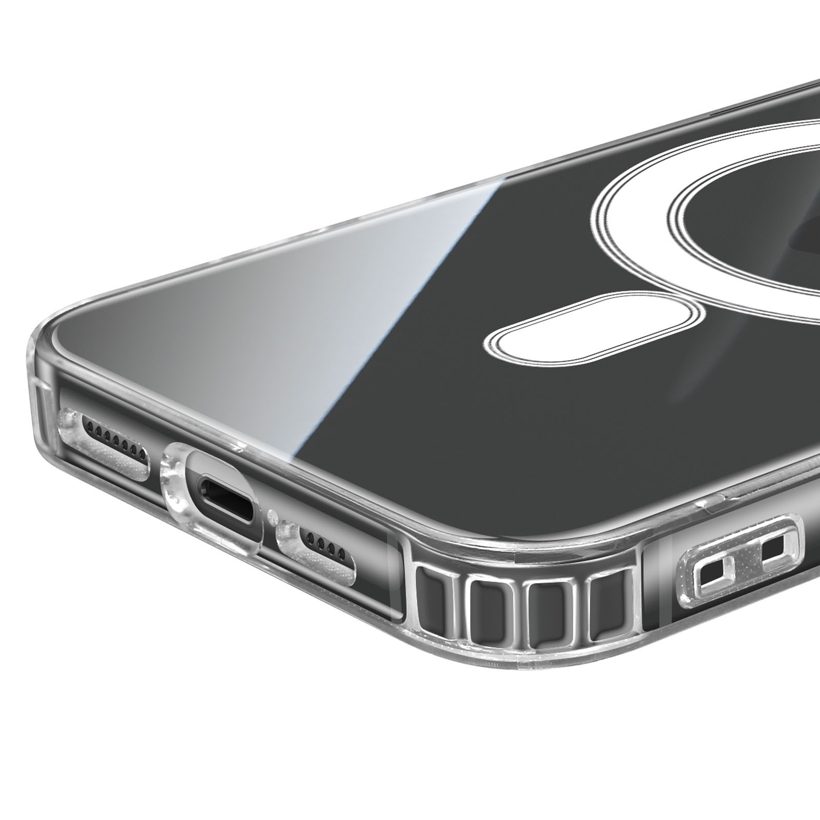 Coque renforcée iPhone 11 Pro Max transparente antichoc MagStick