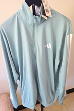 adidas Men s XL 2pc Tracksuit Full Zip Jacket Pants Blue/White Striped