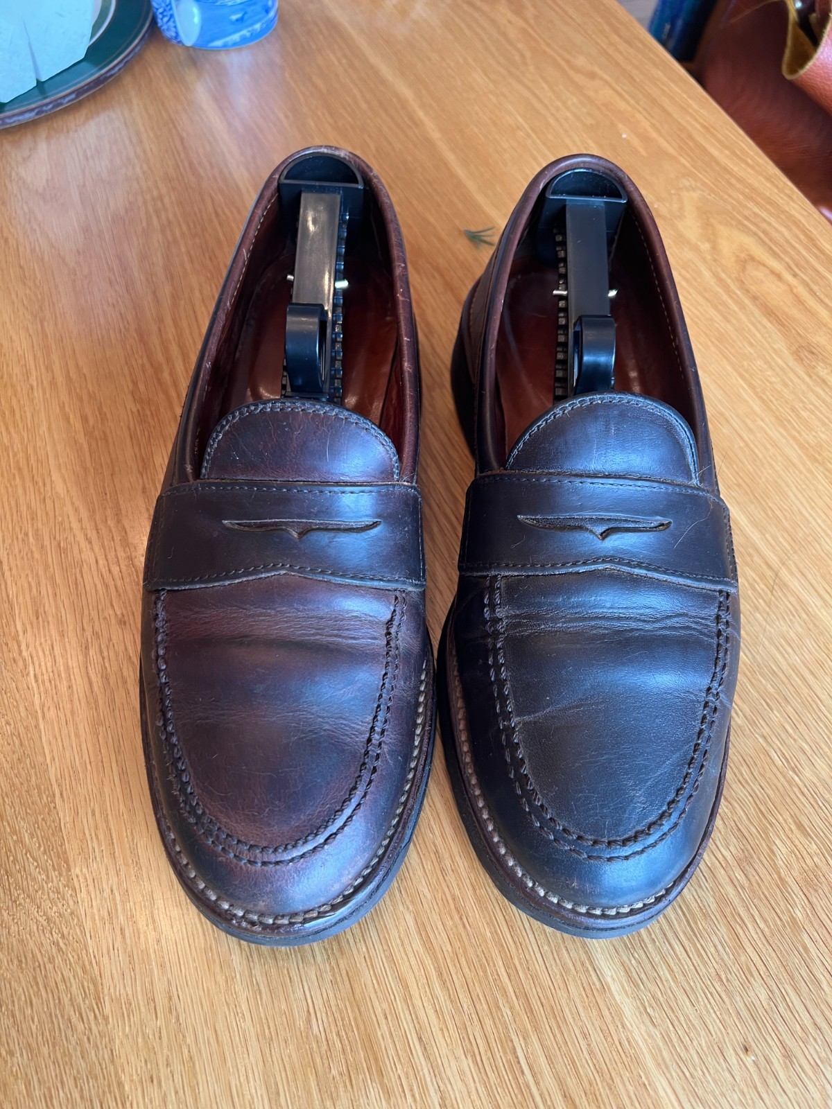 Alden 5730S Dark Brown Kudu LHS / Penny Loafer