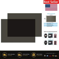 2 PCS Adhesive Polarized Film Sheets 7.8x11.8in for Clear Screen Protection