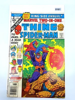 Marvel Two-in-One Annual #2 DC 1977 Mid Grade Jim Starlin Death of Thanos Key