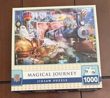 PUZZLE Master Pieces 1000 Piece MAGICAL JOURNEY 19.25 X 26.75 EUC