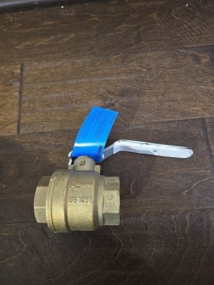 1-1/2'' Nibco DZR Brass Ball Valve NPT NL998XC T-FP600A-LF Lead-Free Full Port