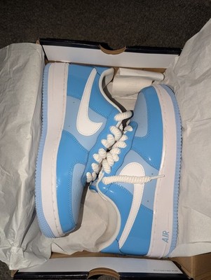 Nike Air Force 1 Low Top Lace Up Blue/White Sneakers Casual/Activewear