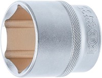 "Bgs STECKSCHLÜSSEL-EINSATZ Sechskant, Innenvierkant 12,5 Mm (1/2\"), Sw 35 Mm"