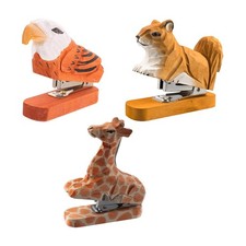 Niedlicher Hefter in Tierform aus Holz für S...