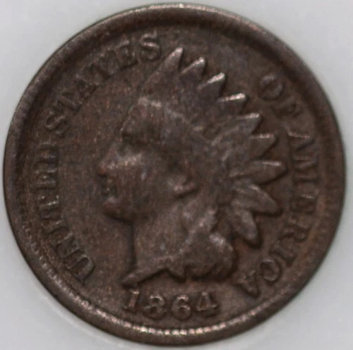 1864-P Indian Cent Bronze Over 100 years old As Shown [SN01]
