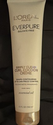 L'Oréal EverPure Curl Cream Sulfate-Free Vegan Ceramides Essential Oil 5.1 fl oz