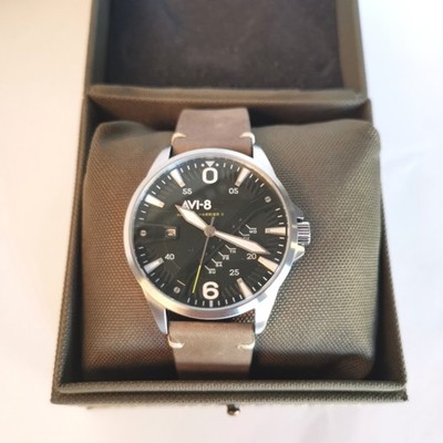 Herren-Armbanduhr . AVI-8 . HAWKER HARRIER . AV-4055-0370 . Fliegeruhr