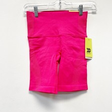 All In Motion Women's Everyday Soft Ultra High-Rise Bike Shorts 6" Pink Small