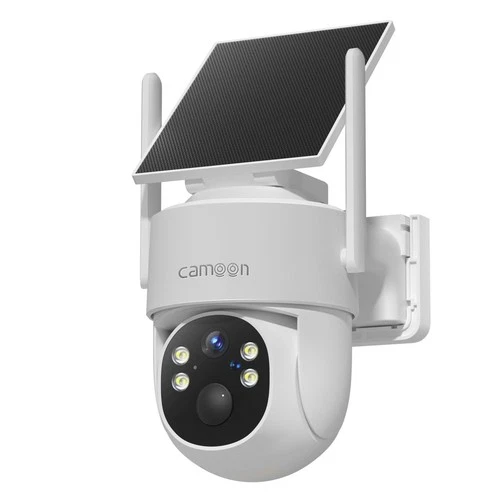 outdoor Home Security Camera Solar Panel 360°PTZ Wireless 2K Outdoor Audio