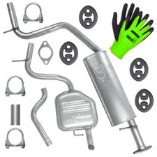 Schalldämpferset Auspuff für Ford Mondeo 3 III MK3 Limousine 1.8|2.0 2000-2007