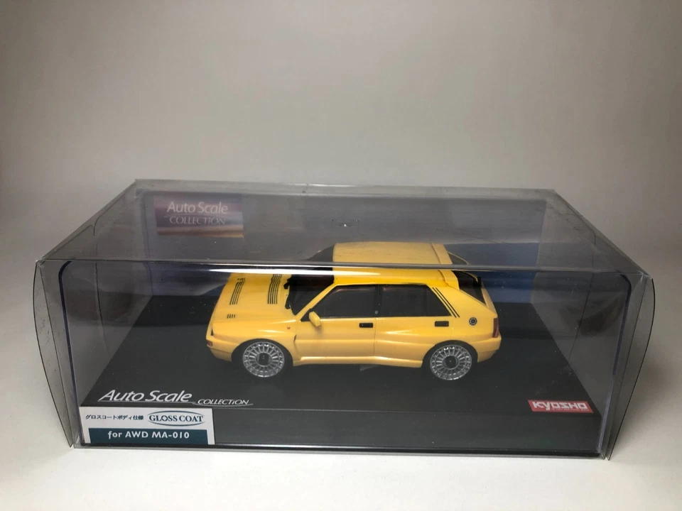 KYOSHO Mini-z Body LANCIA DELTA HF integrale Evoluzione Yellow MZG402Y - Image 2 of 4