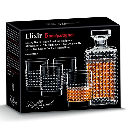 NEW Luigi Bormioli Mixology Elixir Whisky Set 5pce - Picture 2 of 4