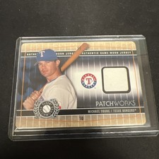 2005 Fleer Patchworks Patchworks/199 Dual jersey Alfonso Soriano, Michael Young 