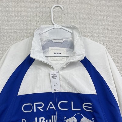 Hollister x Oracle Red Bull Racing Track Jacket Men's XL White
