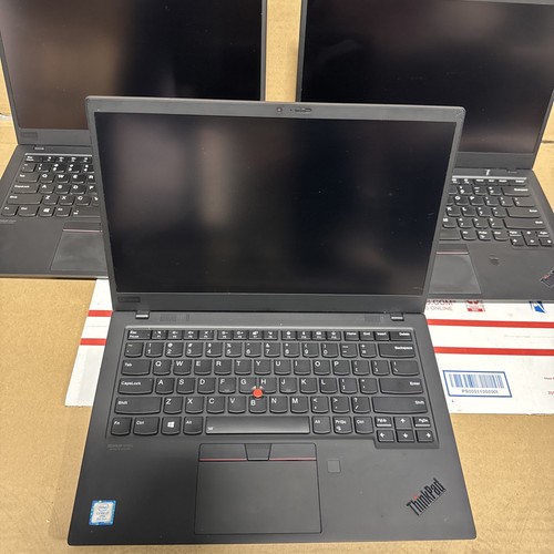 Lot Of 3 Lenovo ThinkPad X1 Carbon 7th Gen 14" i7-8665U 16GB 512GB Win11 Touch-