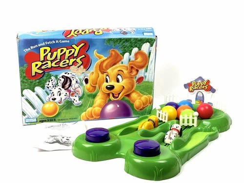 Puppy Racers Board Game 1997 Parker Brothers Complete Vintage