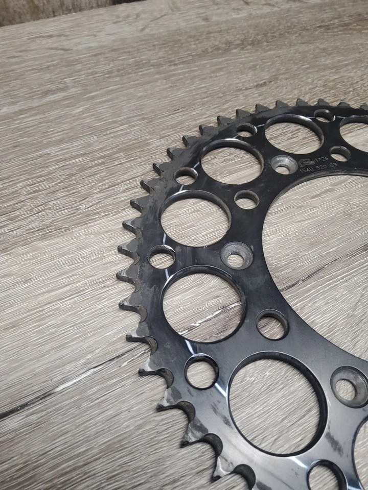 05 05-08 Honda CRF450R CRF450 2005 piñón de tracción trasera Renthal 520 53T DL-683 Foto 2 de 4