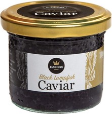 Black Lumpfish Caviar 100g Premium Seafood Delicacy for Gourmet Dishes