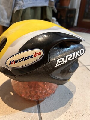 Unauffindbarer Helm Briko Mercatone Uno Original Team Pro 2000 Pantani