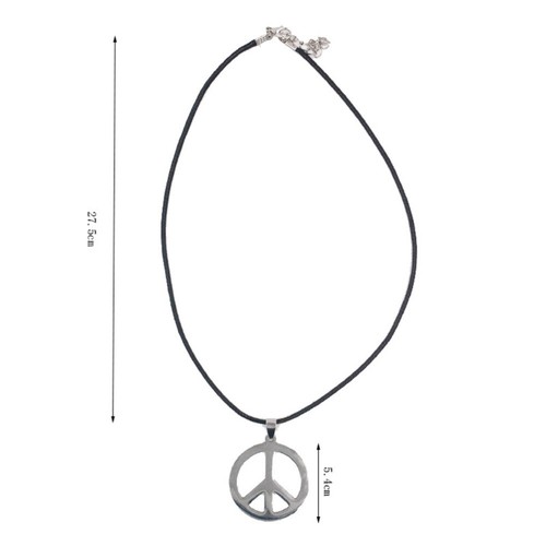 3 Pcs Peace Necklace Glasses Set Miss Colorful Eyeglass Sign Pendant - Picture 8 of 11