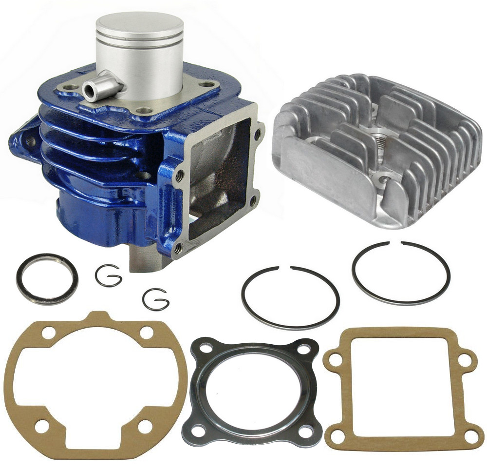 Cylindre piston complet Carenzi Naked One 50 pour scooter Easy Spy avec axe de 10mm