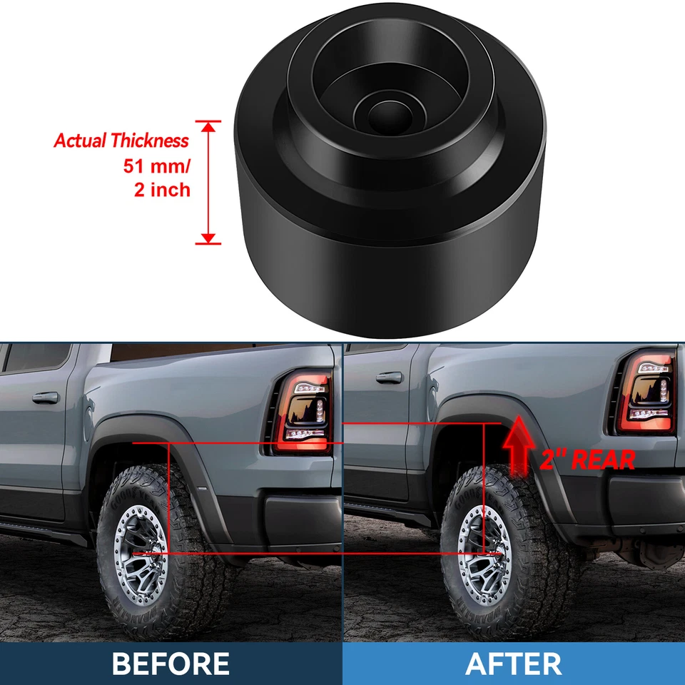 3" Front 2" Rear Leveling Lift Kit For Chevy Suburban Tahoe GMC Yukon 2007-2020 - Imagem 3 de 4