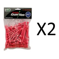 Pride Sports Deluxe Golf Tees - 3 1/4 - 75 Count - Citrus Pink (2-pack) on sale Pride Sports Deluxe Golf Tees - 3 1/4 - 75 Count - Citrus Pink (2-pack) on sale