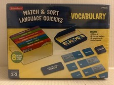 Lakeshore Vocabulary 8 Games Match  Sort Language Quickies Grades 2-3 - PP578
