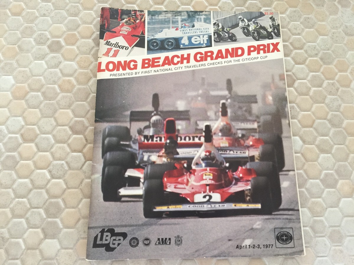 FORMULA F1 OFFICIAL LONG BEACH USA GRAND PRIX OFFICIAL RACE PROGRAM 1977