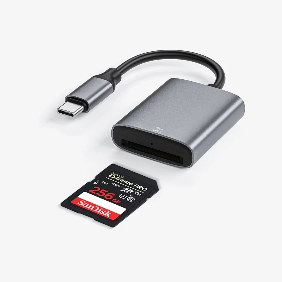 Type C UHS-II SD Card Reader USB 3.1 High Speed 4.0 SD Card Reader Adpter - Image 4 of 4