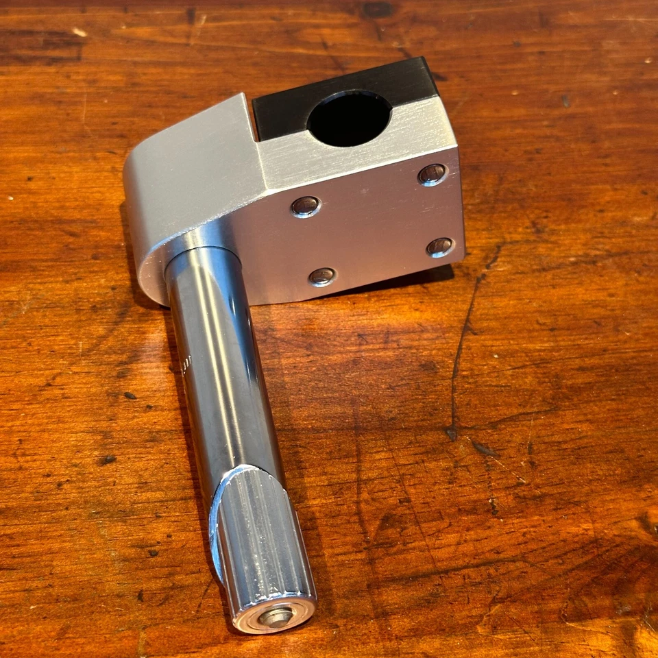 KUWAHARA - NITTO MX-2 - Vástago de pluma BMX tipo vintage 21,0 mm hecho en Japón - NEGRO Foto 3 de 4